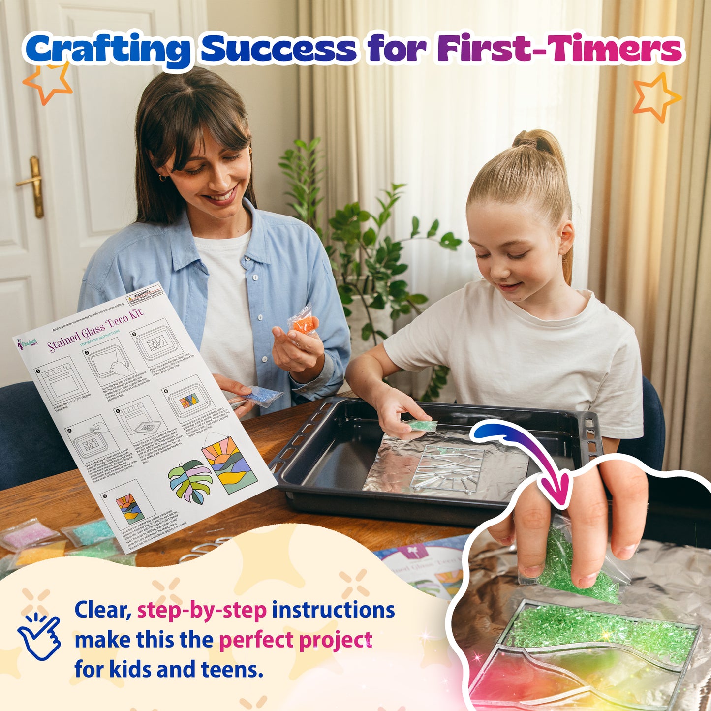 Stained Glass Deco Kit