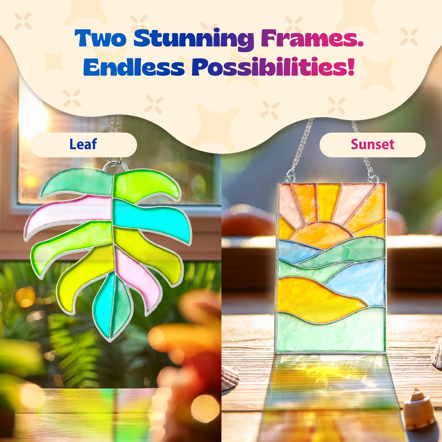 Stained Glass Deco Kit