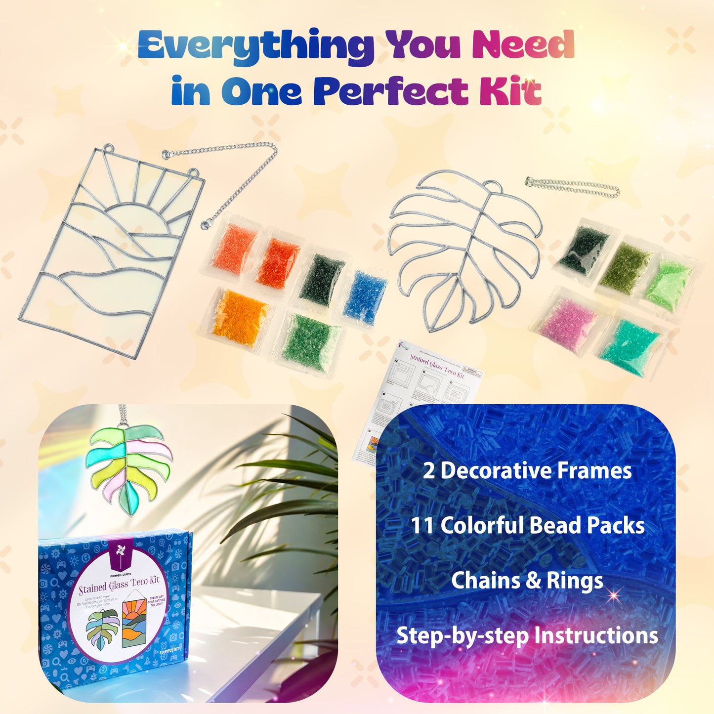 Stained Glass Deco Kit