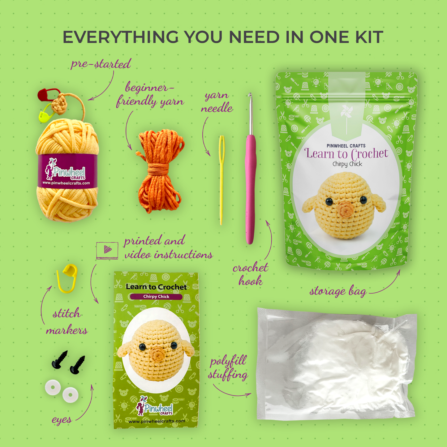 Chirpy Chick Crochet Kit