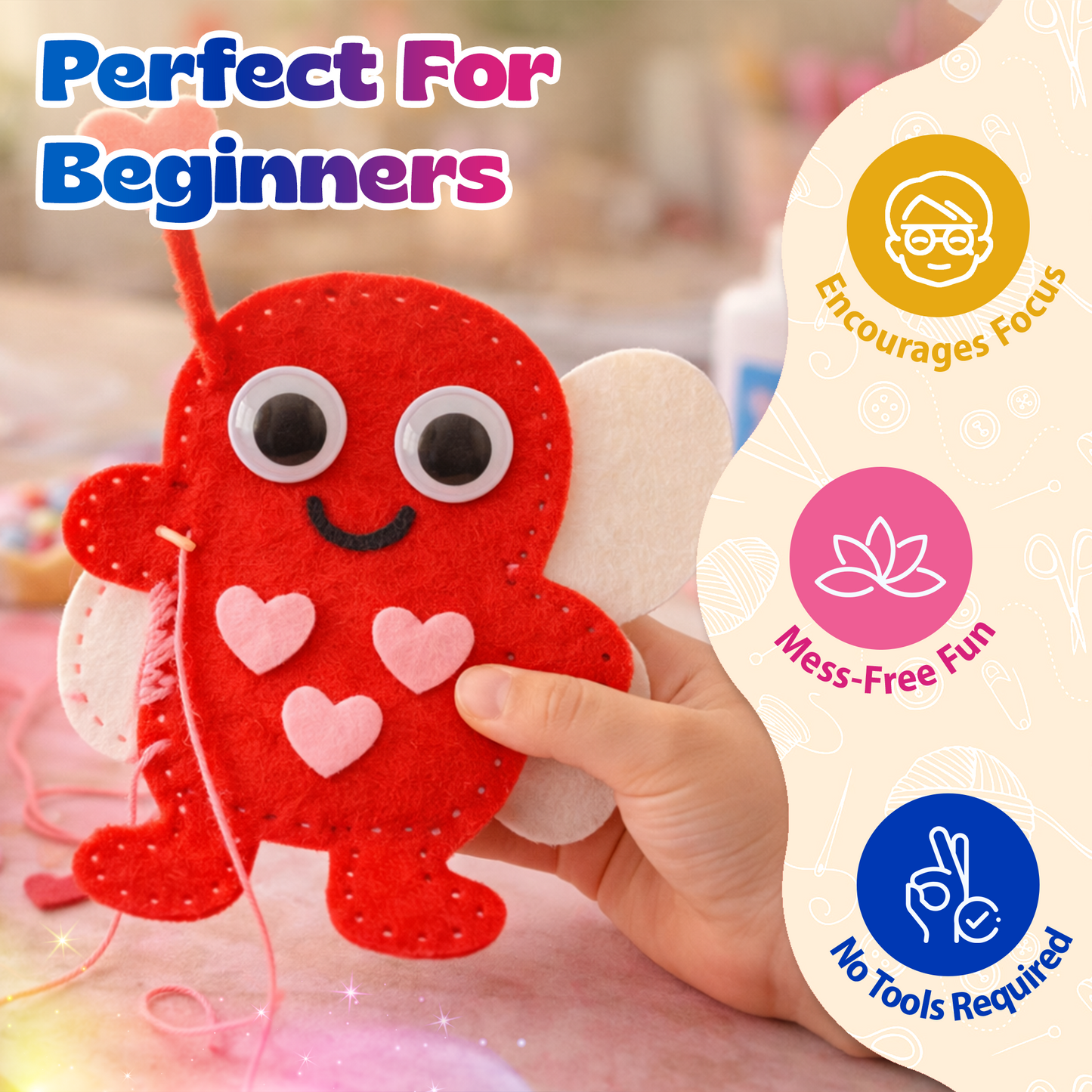 Love Bugs Sewing Kit