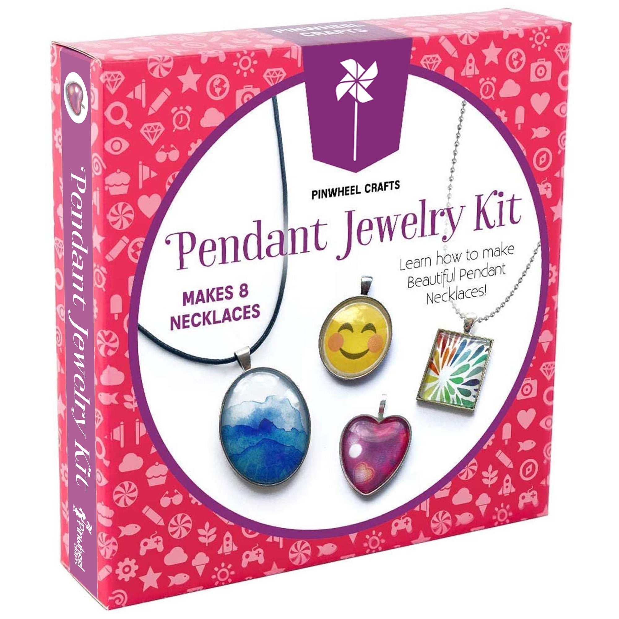DIY Pendant Jewelry Kit For Kids – Pinwheel Crafts