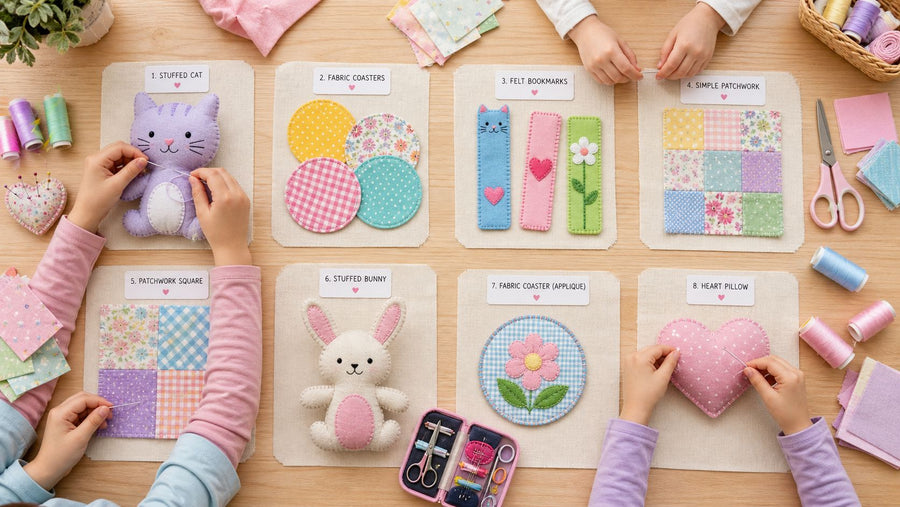 8 Beginner-Friendly Sewing Projects for Kids