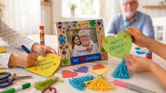 7 Father’s Day Crafts for Grandpa Kids Love to Make