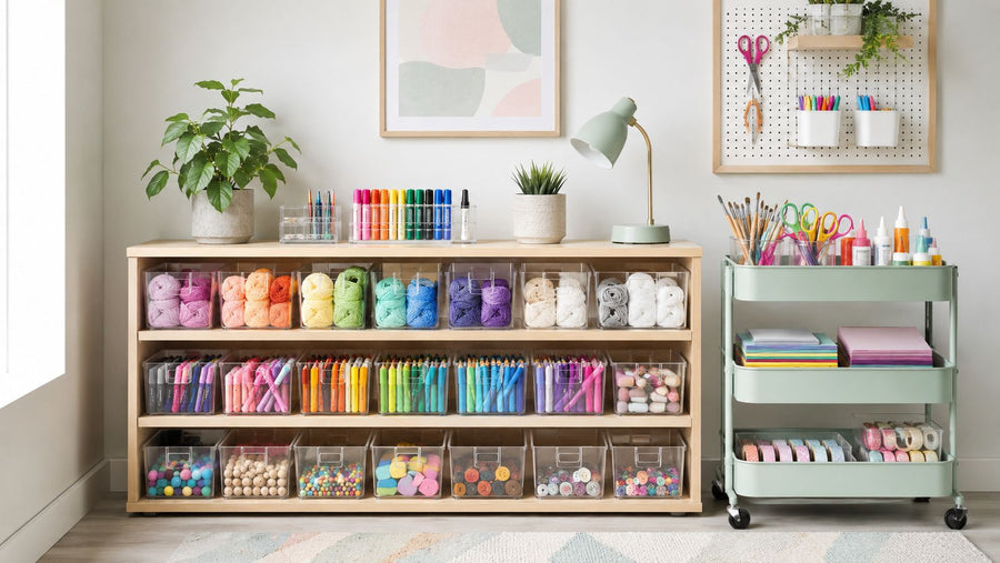 How to Organize Craft Supplies for a Tidy Home