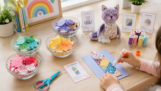 10 Scrap Fabric Crafts for Kids: Easy Sewing and No-Sew Ideas