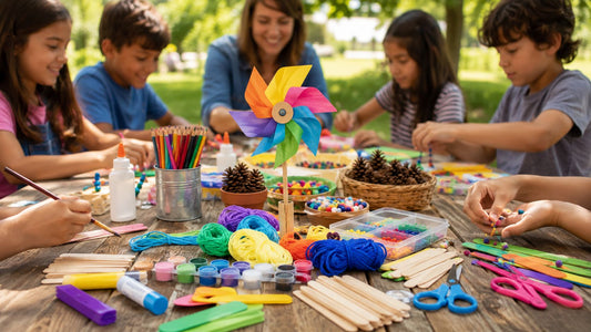 Summer Camp Craft Ideas for Kids: 10 Group-Friendly Projects