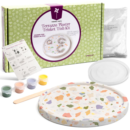 Terrazzo Plaster Trinket Dish Kit