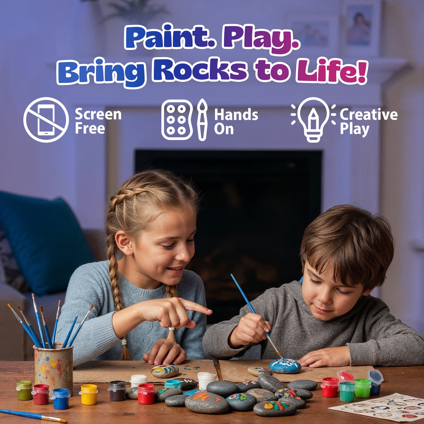 Rock Painting Kit - NEW