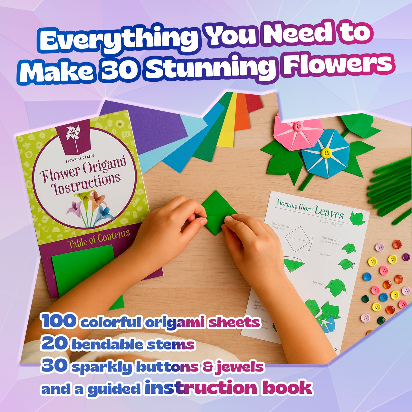 Flower Origami Kit