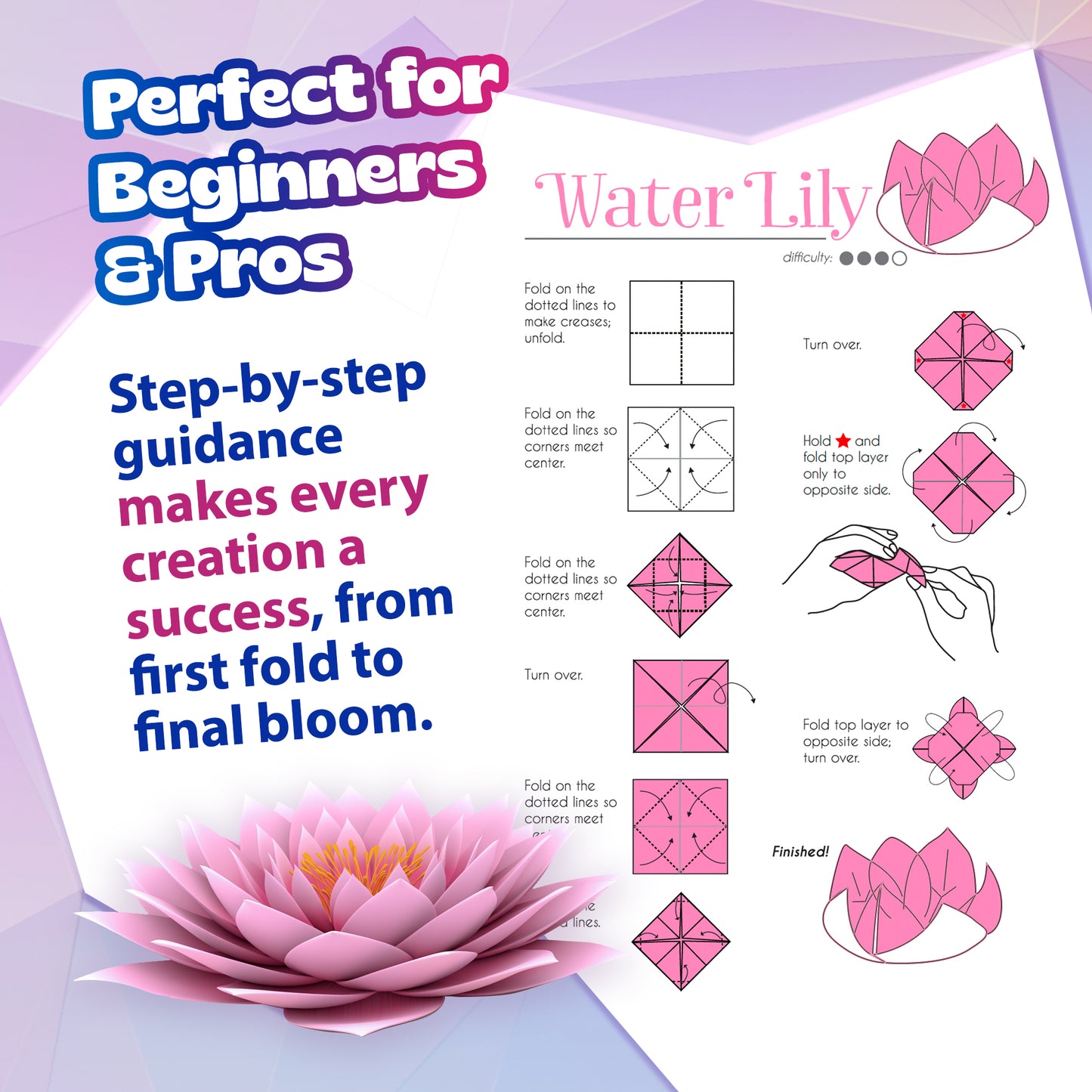 Flower Origami Kit