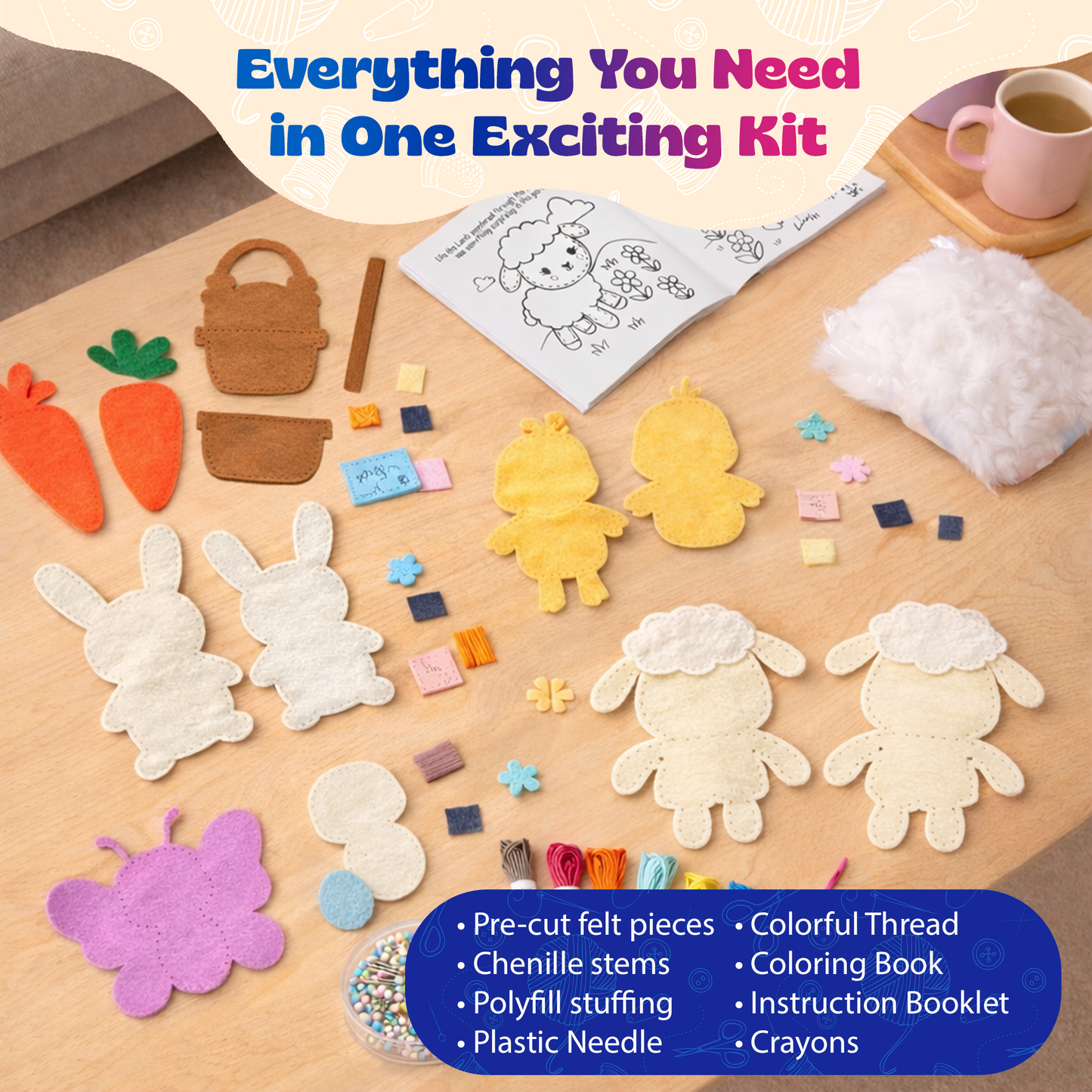 Bunny & Friends Sewing Kit