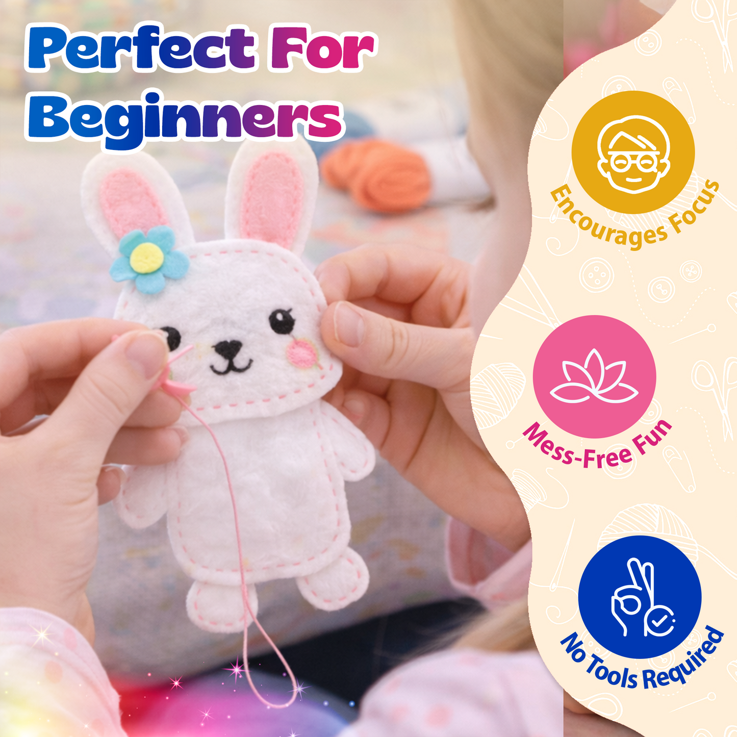 Bunny & Friends Sewing Kit