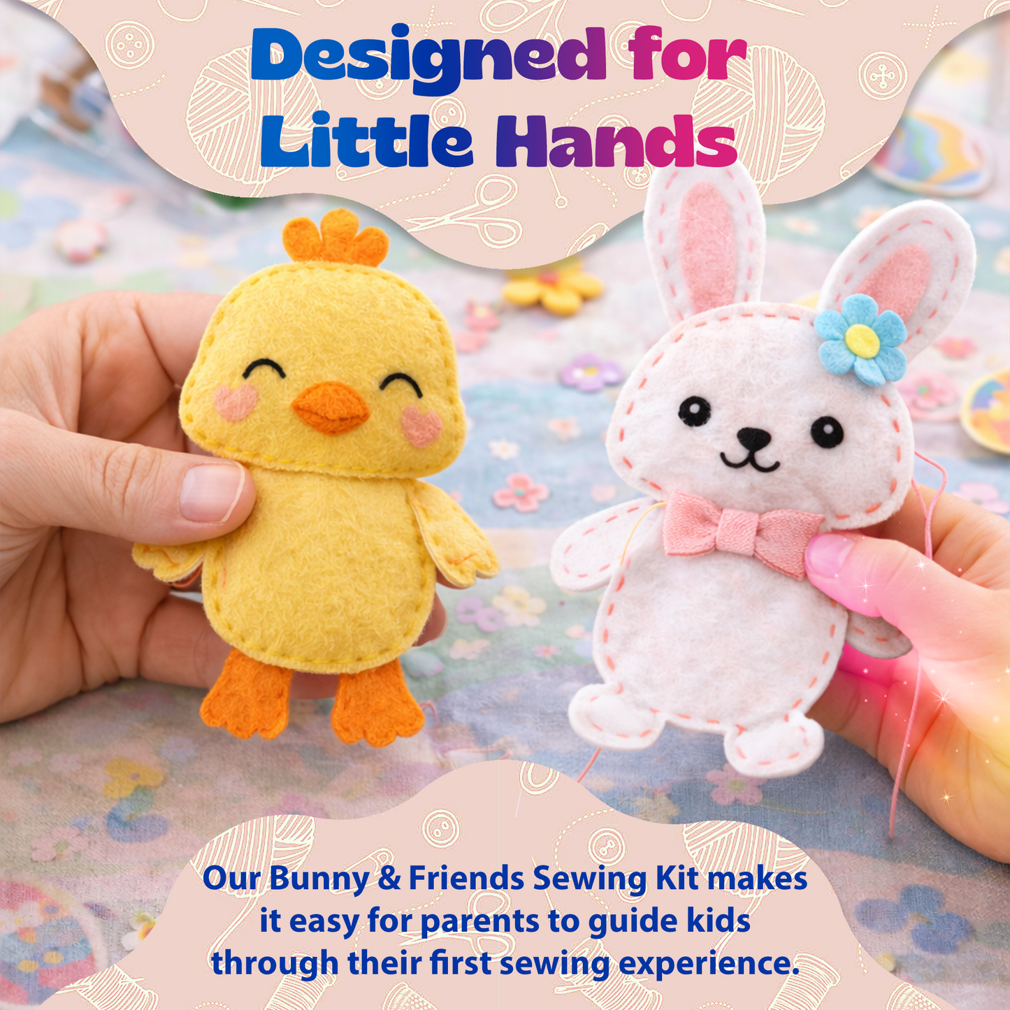 Bunny & Friends Sewing Kit