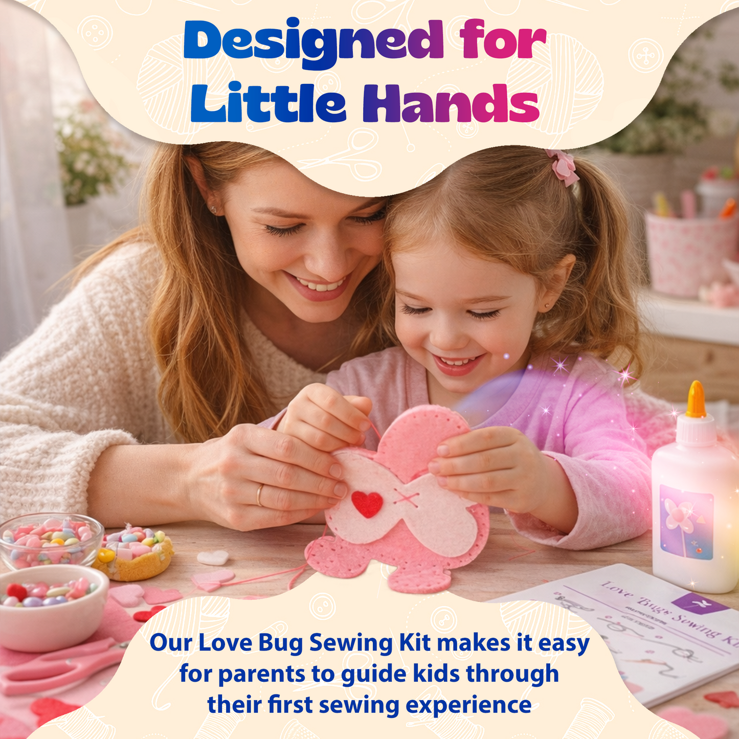 Love Bugs Sewing Kit