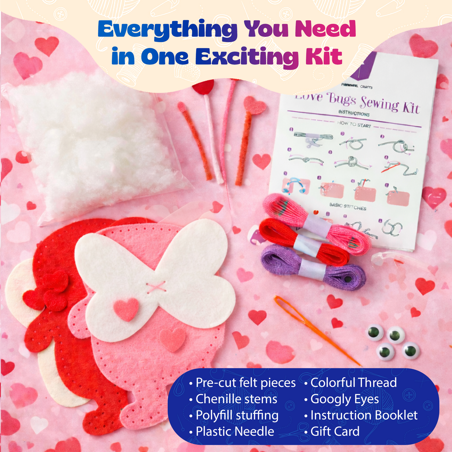 Love Bugs Sewing Kit