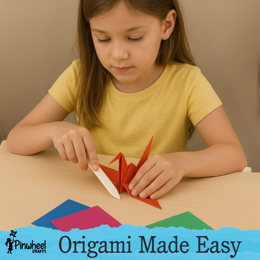 Flower Origami Kit With Folding Tools