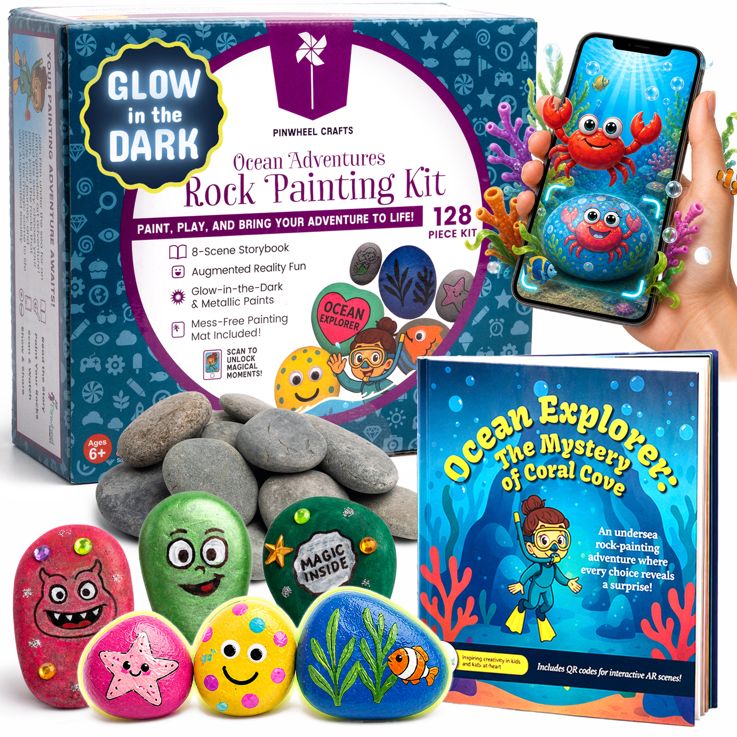 Interactive Rock Painting Kit