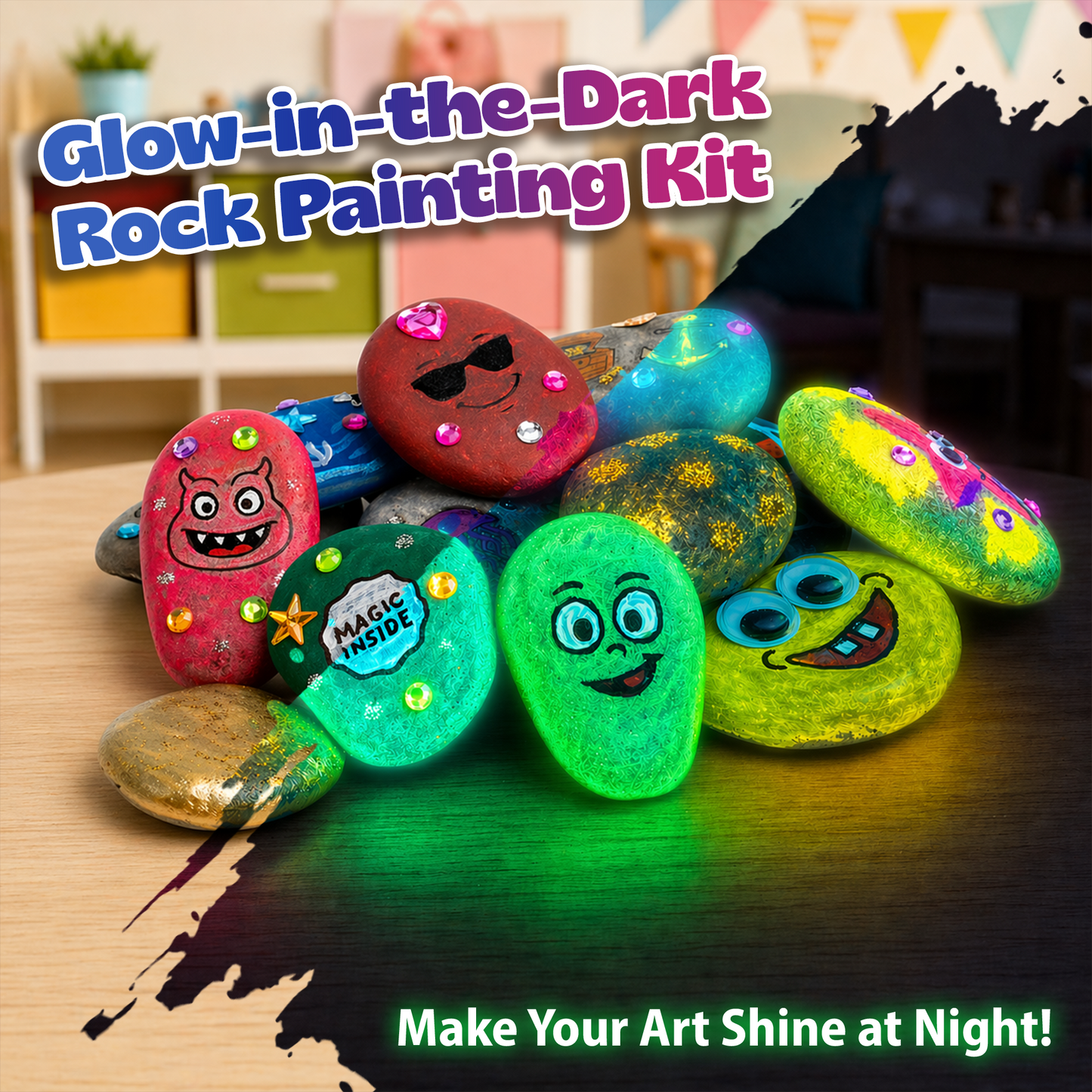 Interactive Rock Painting Kit