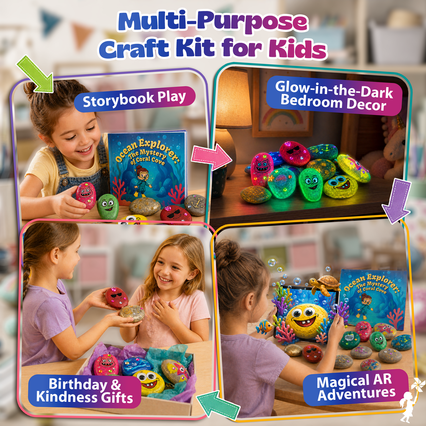 Interactive Rock Painting Kit