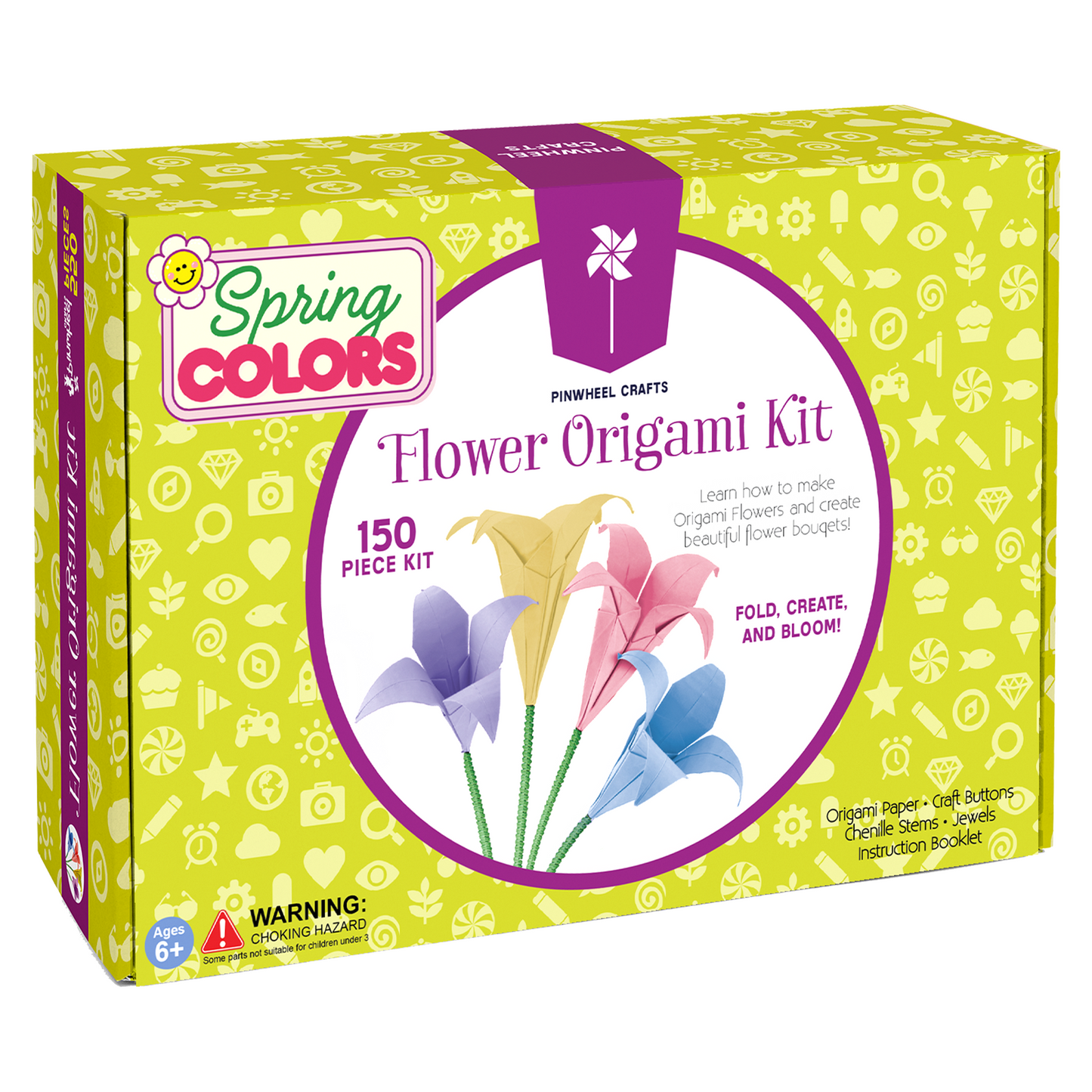 Flower Origami Kit - Spring Colors