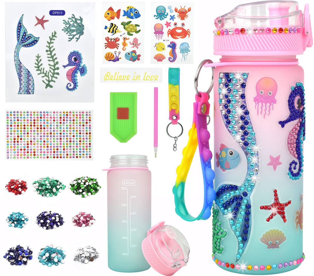 Mermaid Water Bottle Kit