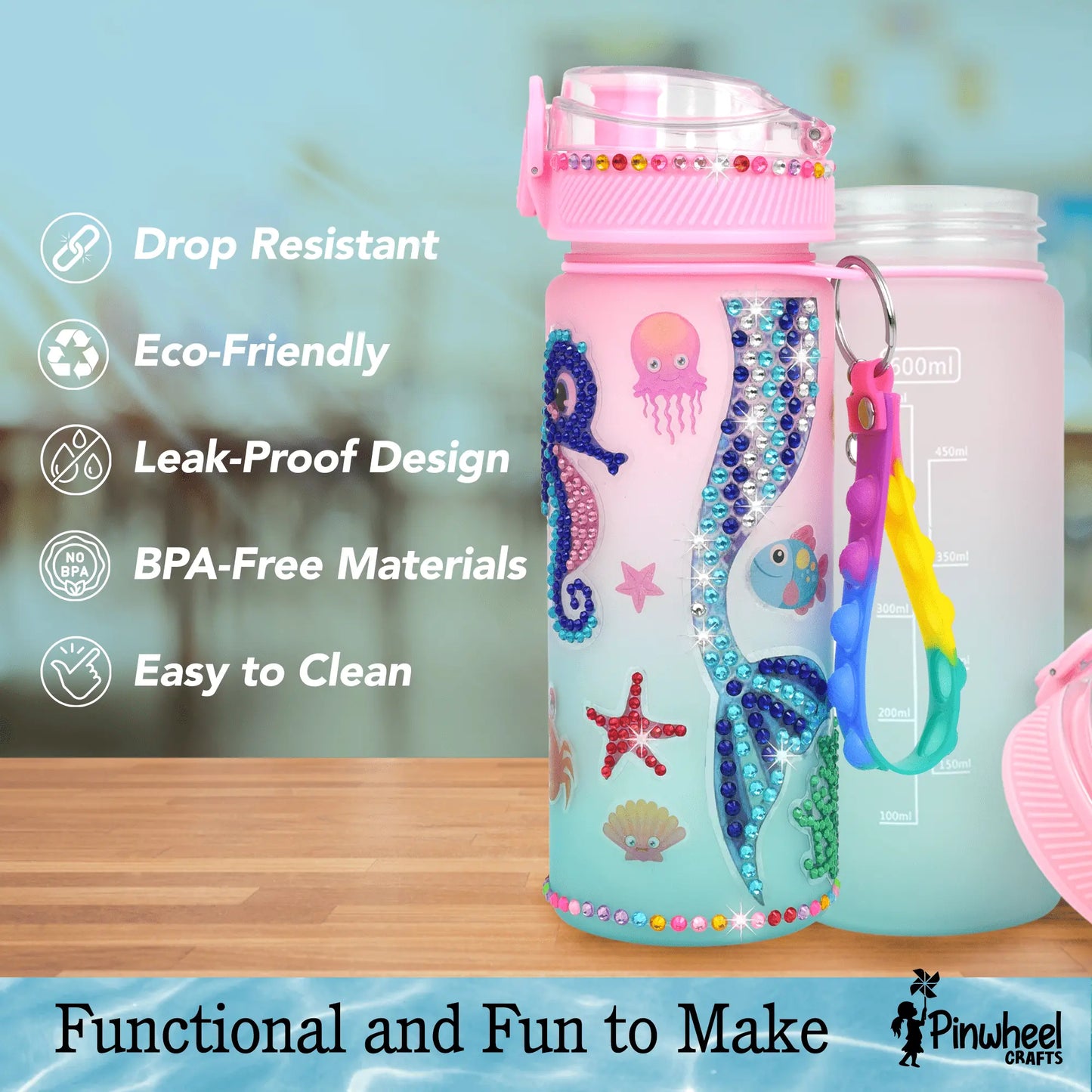 Mermaid Water Bottle Kit