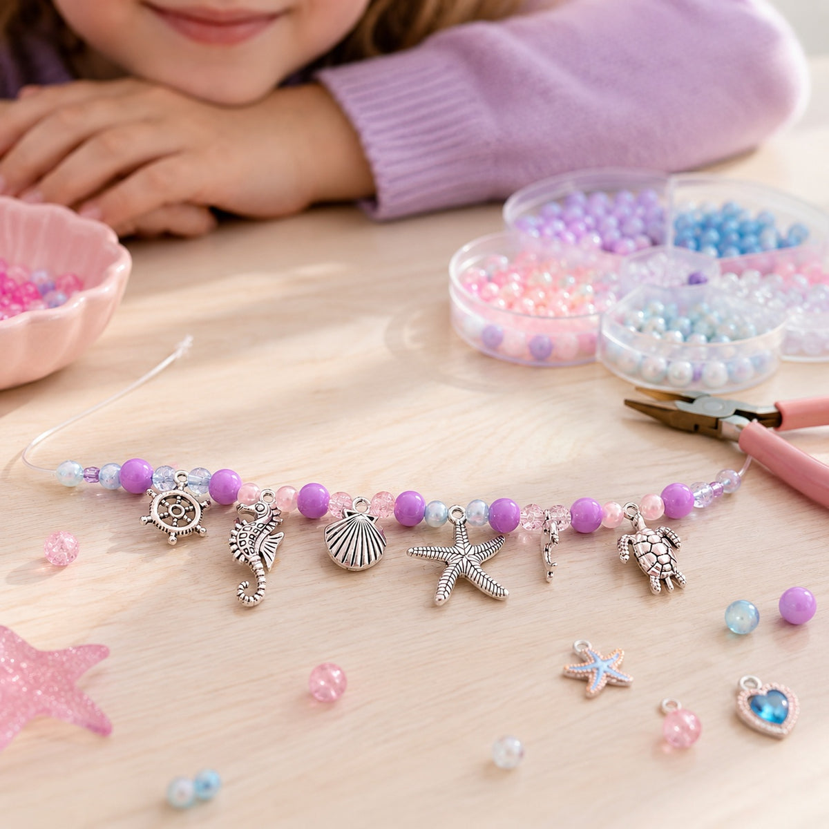 Mermaid Charm Bracelet Making Kit