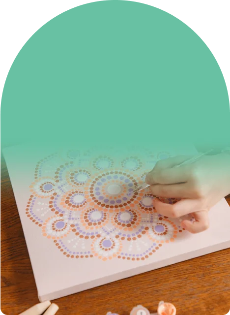 Screen-free time, one dot and one color at a time