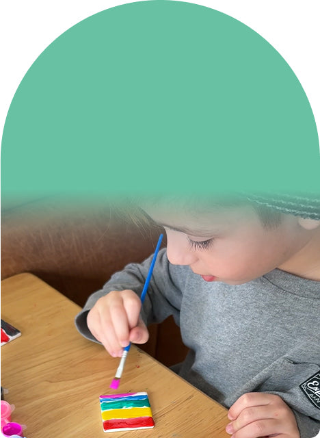Glow-in-the-dark paints and an AR storybook that continues the rock adventure