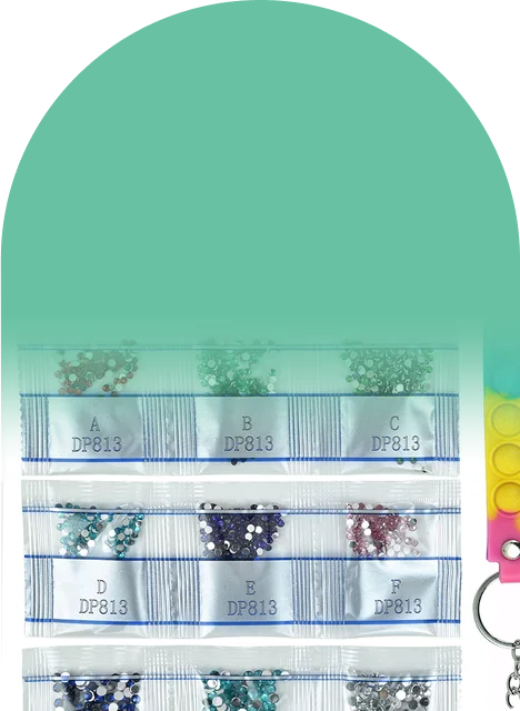Screen-free focus, setting each gem with the pen and tray