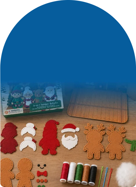 Everything included, down to the stuffing and stickers