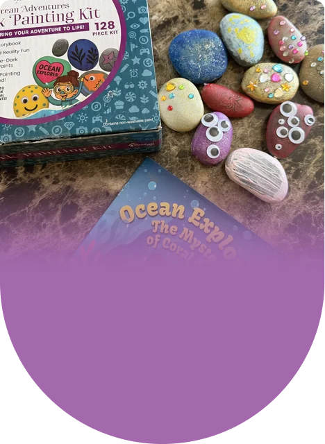 Worth the wait: finish the rocks, then scan the storybook and watch it come to life
