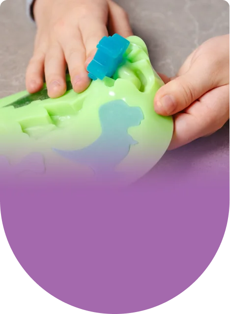 Worth the wait: each soap sets in about 30 minutes, then pops right out
