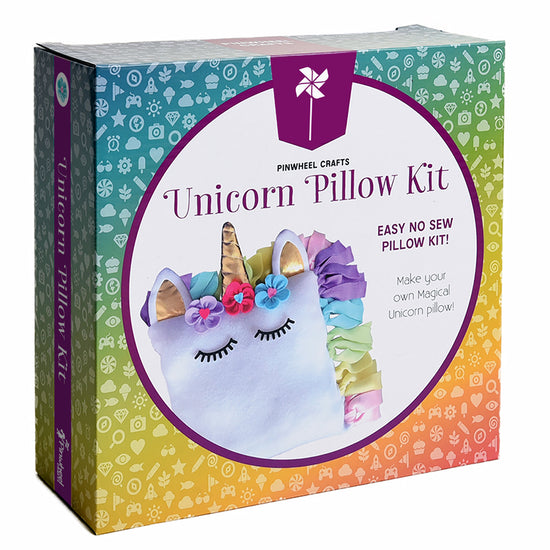 Unicorn Pillow Kit DIY Plush Pinwheel Crafts