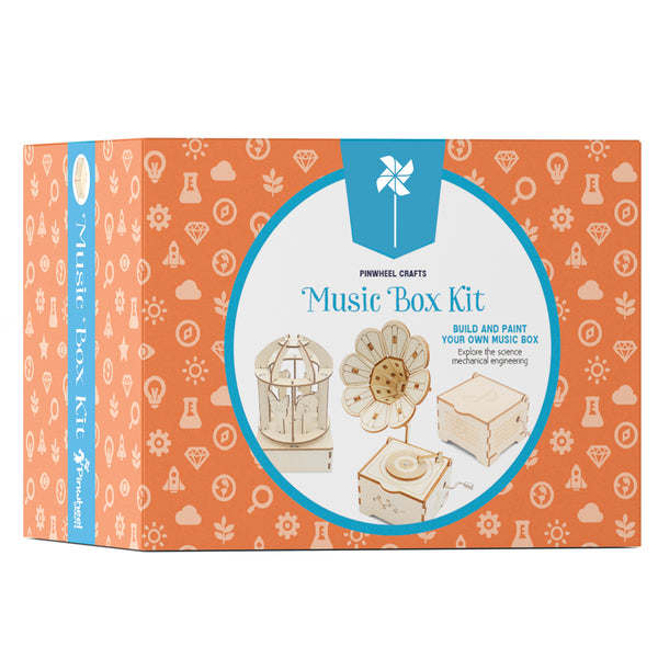 Pinwheel Crafts Music Box Kit for Kids